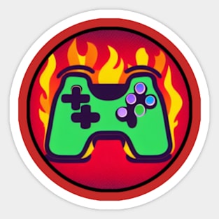 Controller Fire Sticker